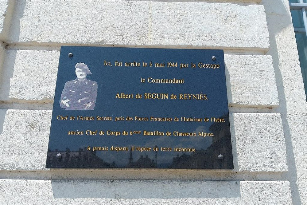 Gedenkteken Albert De Seguin De Reynis - Grenoble