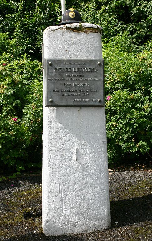 Monument Verzetsstrijder Pierre Luttgens