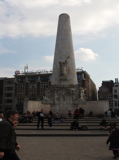 The National Monument on Dam Square Amsterdam