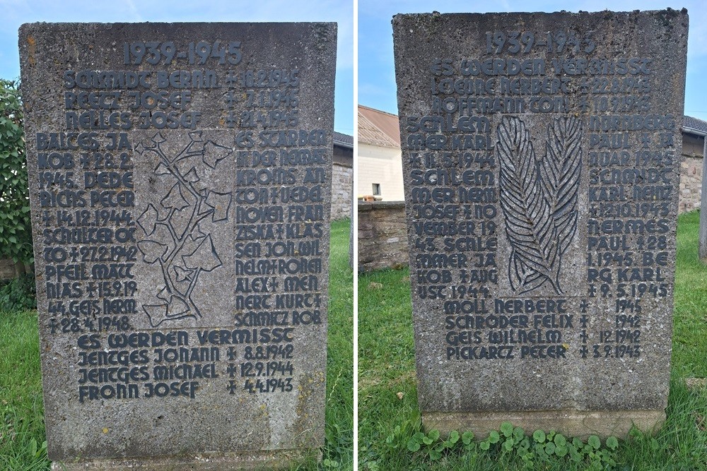 Oorlogsmonument Blankenheimerdorf #4