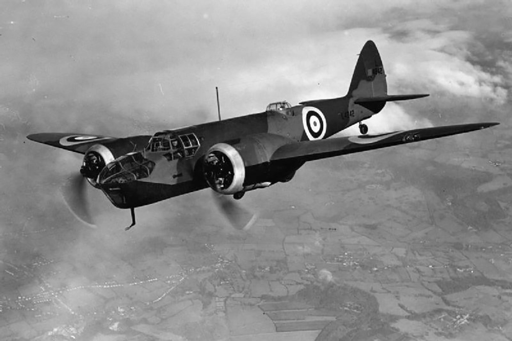 Crashlocatie Bristol Blenheim Mk IV P6895