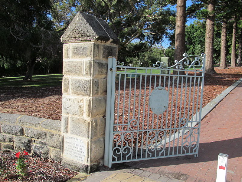 War Memorial Gates Buckland Hill District