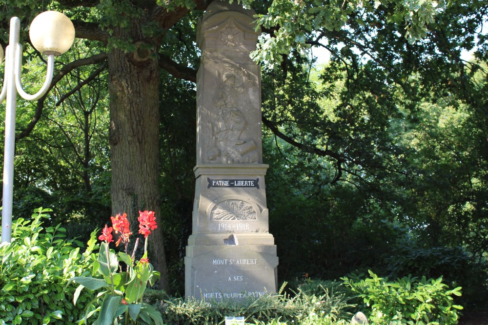 Oorlogsmonument Mont-Saint-Aubert #2