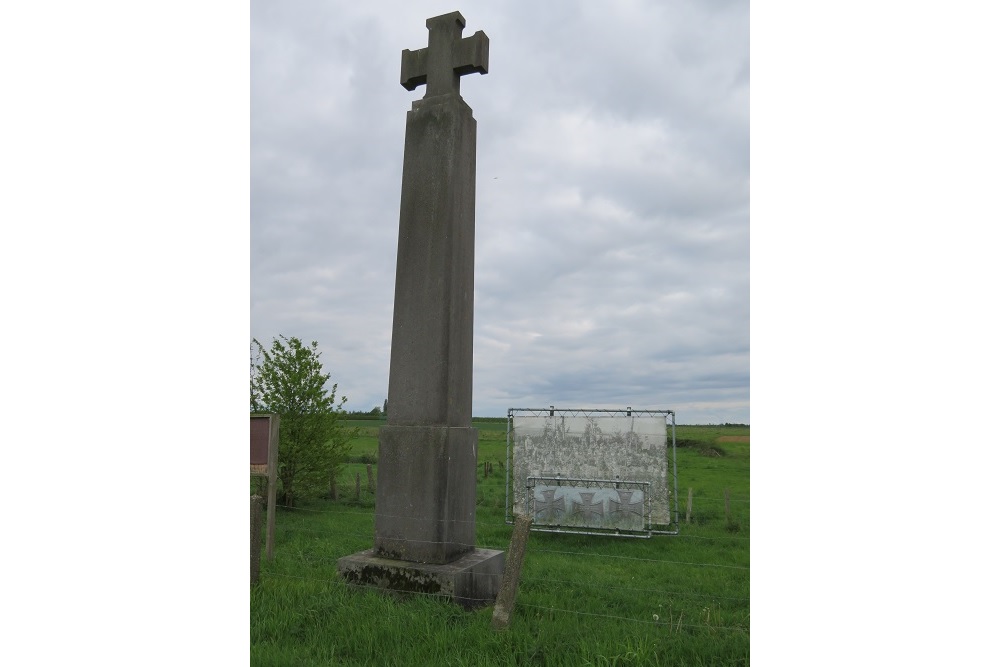Remembrance Cross former German War Cemetery Halen