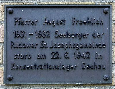 Memorial August Froelich