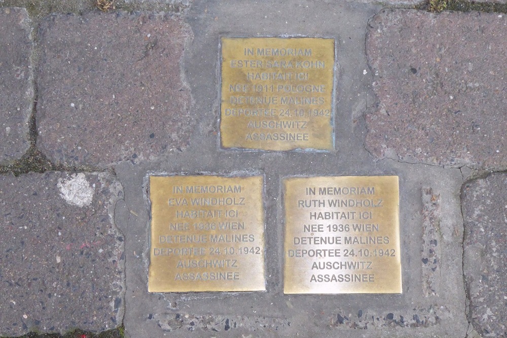 Stolpersteine Blaesstraat 12 #1