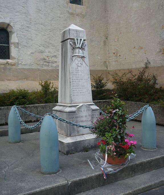 Monument Eerste Wereldoorlog Le Sappey-en-Chartreuse