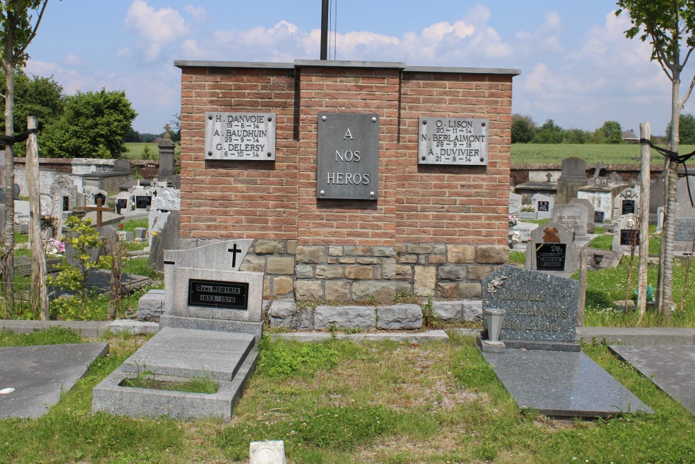 War Memorials Lambusart Cemetery