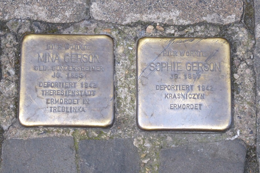 Stolpersteine Riesengasse 6 #1