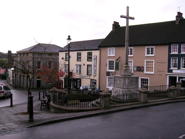 Oorlogsmonument Narberth, Narberth North en Crinow