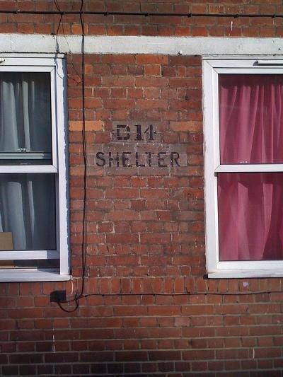 Sign Air Raid Shelter Searles Road