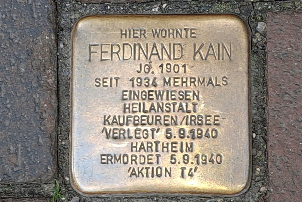 Stolperstein Bahnhofstrae 14