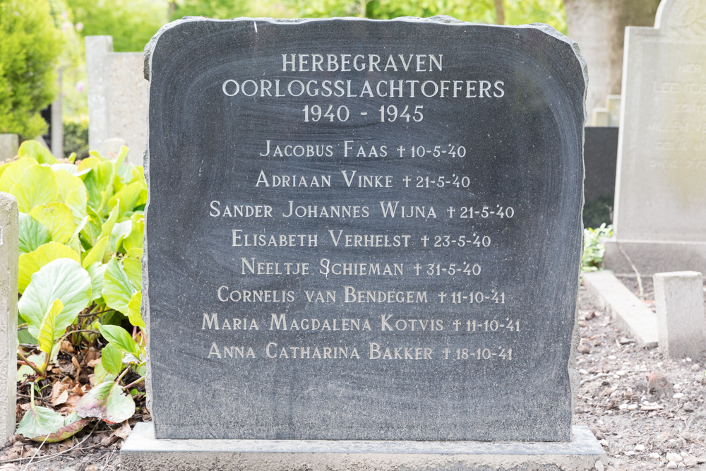 Memorial Reburied Civilian Victims Axel