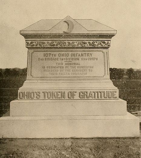 Monument 107th Ohio Volunteer Infantry