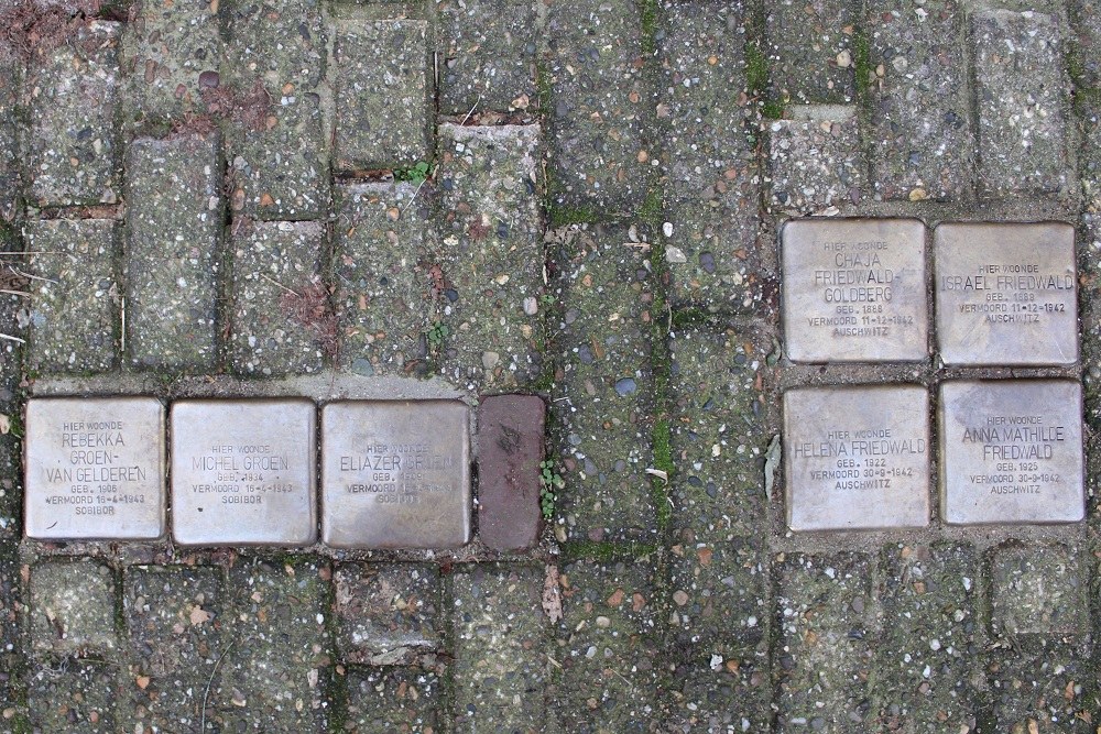 Stumbling Stones Utrechtsedwarsstraat 92