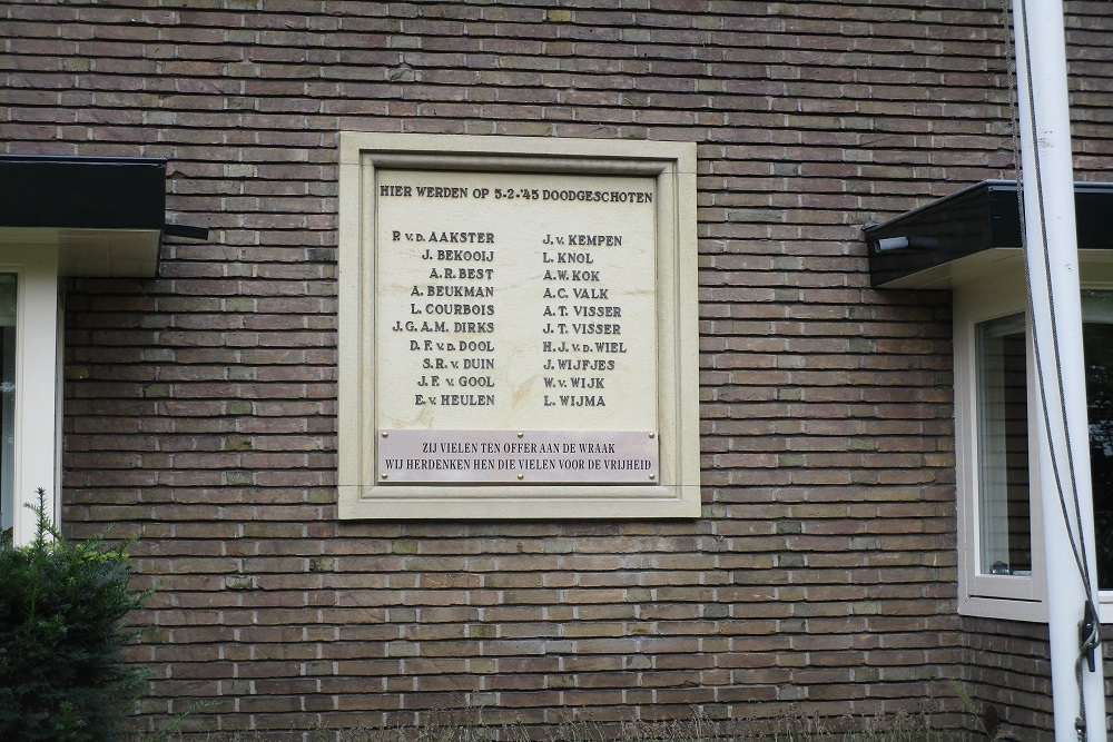 War Memorial Executions 05-02-1945 Amersfoort