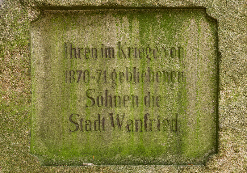 Monument Frans-Duitse Oorlog Wanfried
