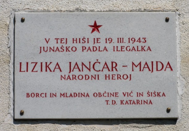 Gedenkteken Lizika Jančar