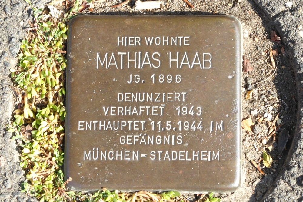 Stolpersteine Cornelienstrae 1 #5