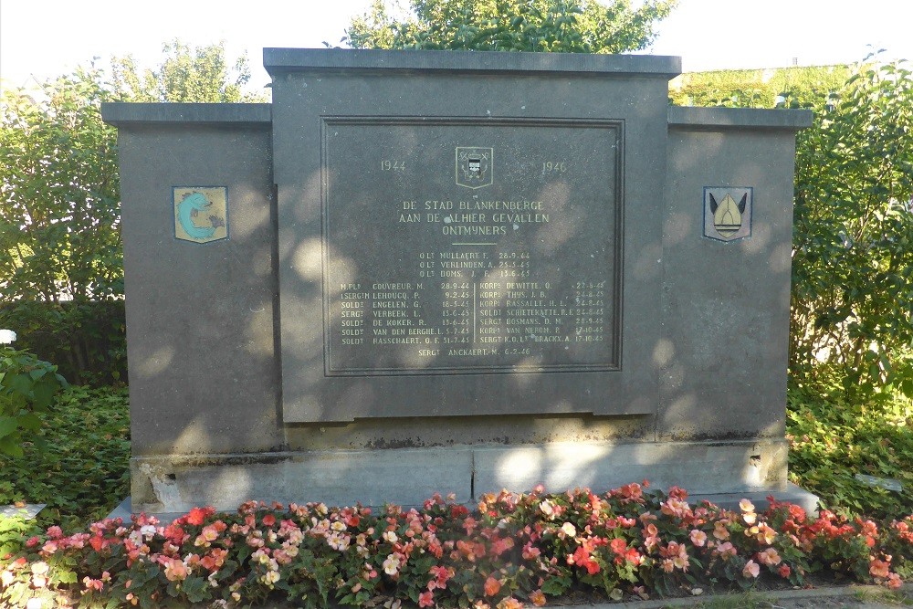 Monument Omgekomen Ontmijners Blankenberge