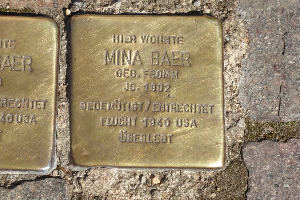 Stolpersteine Steinheimer Strasse 17 #5