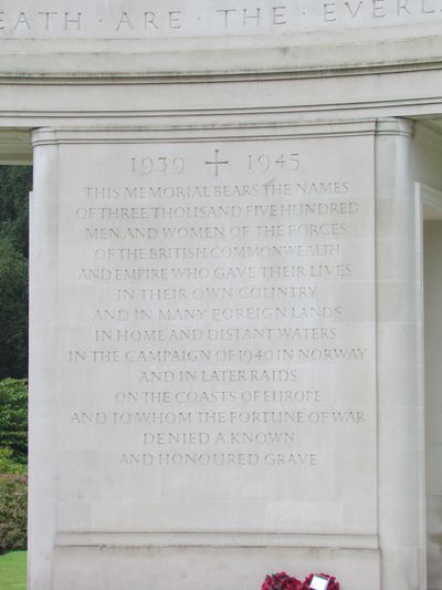 Brookwood 1939-1945 Memorial (Memorial to the Missing) - Brookwood ...