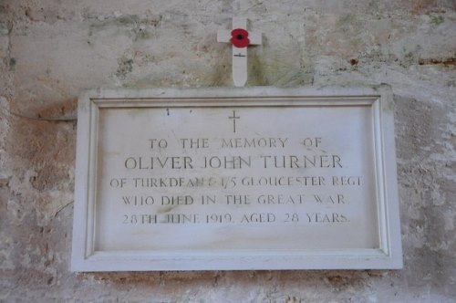 Roll of Honour Turkdean Church #2