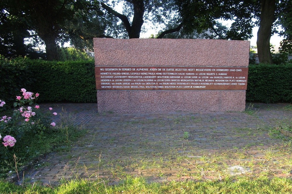 Jewish War Memorial Alphen aan den Rijn