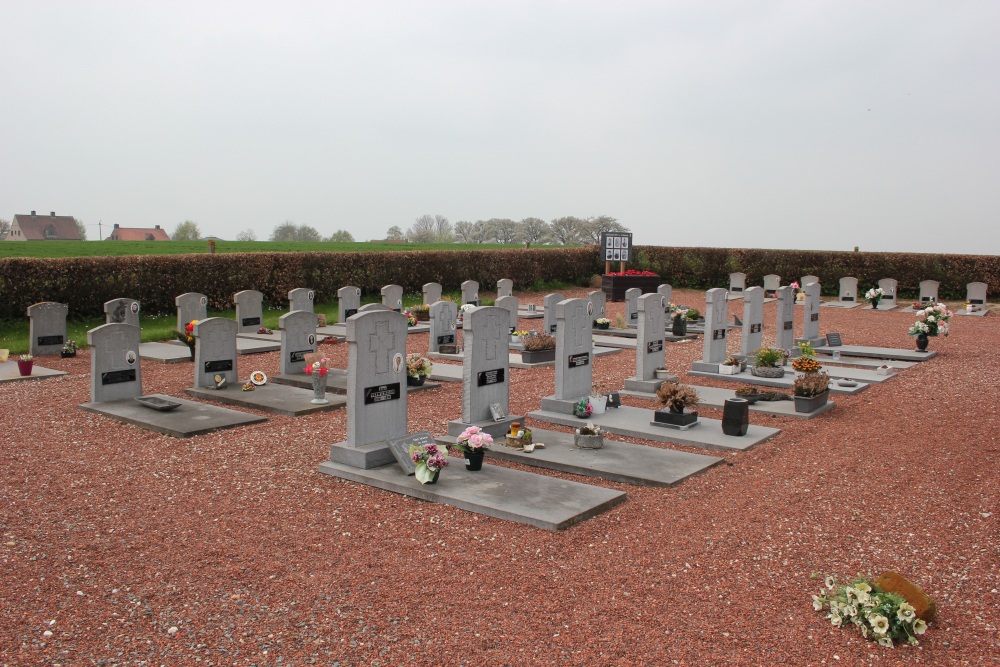 Belgische Graven Oudstrijders Vollezele Begraafplaats