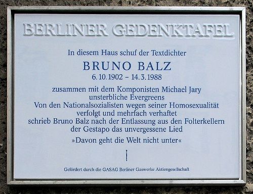Gedenkteken Bruno Balz