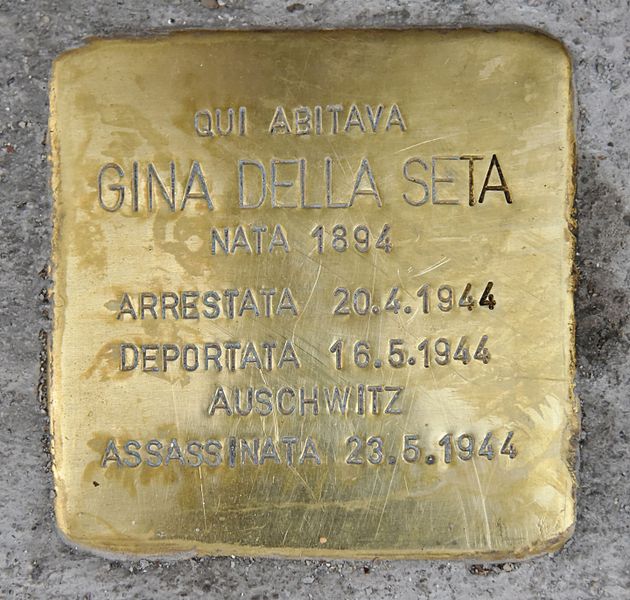 Stolpersteine Via Cosseria 1 #2