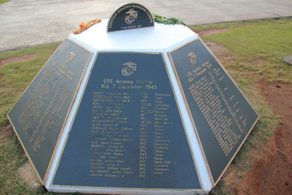Monument Marine Corps Pearl Harbor