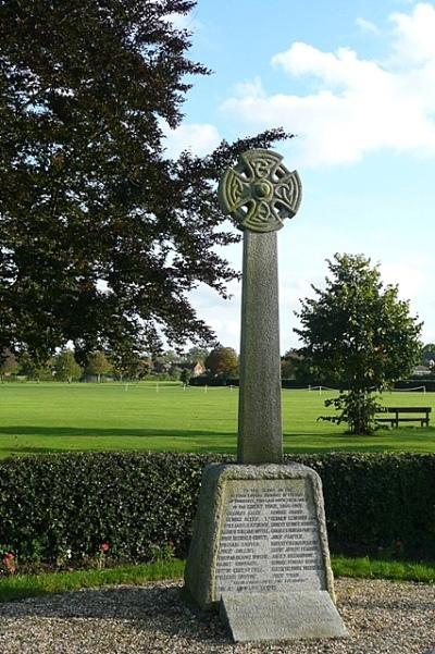 War Memorial Woodcote