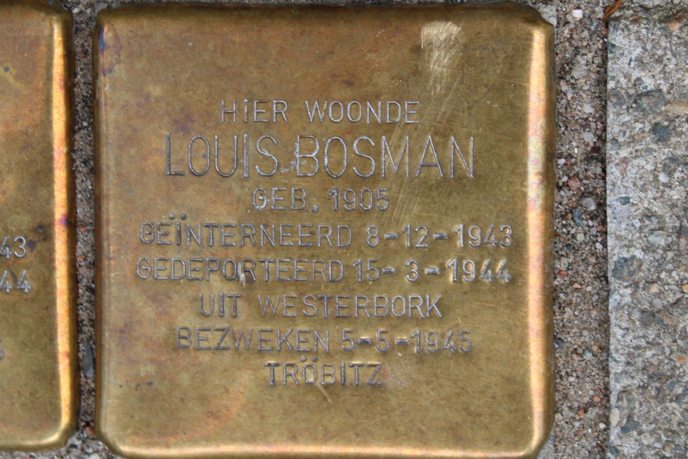 Stolpersteine Trompenburgstraat 36 #3