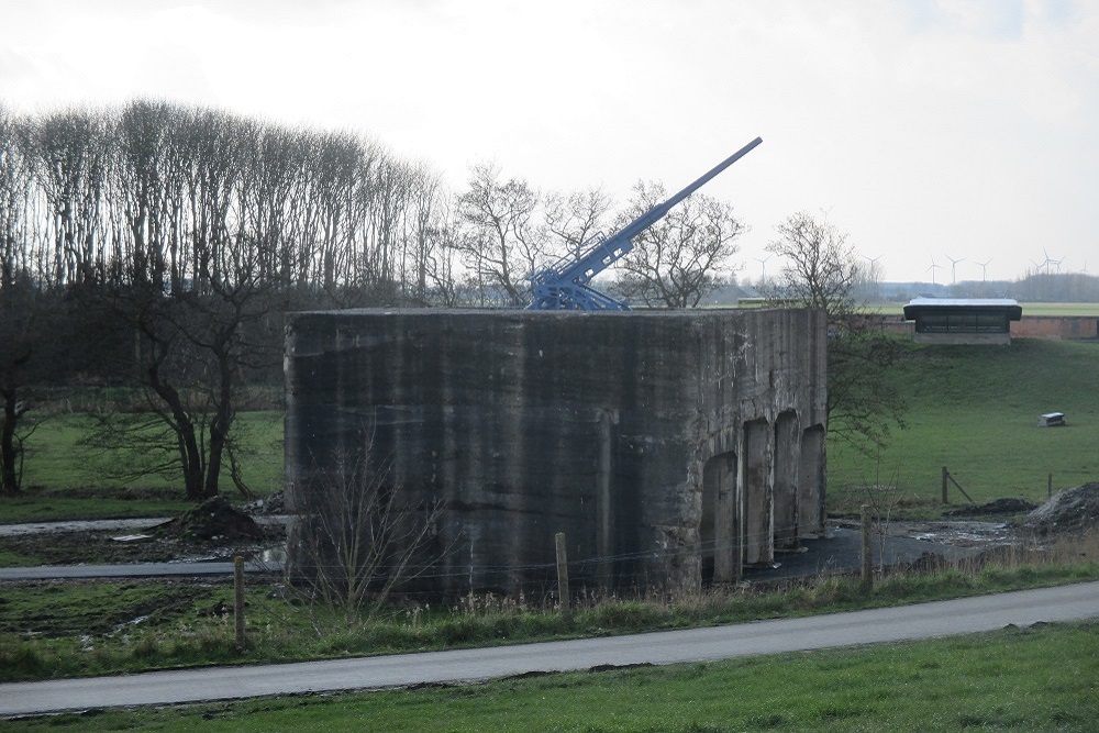 M.F.B. Termunten - Bunker with Gun Emplacement 12,8 cm Flak #4