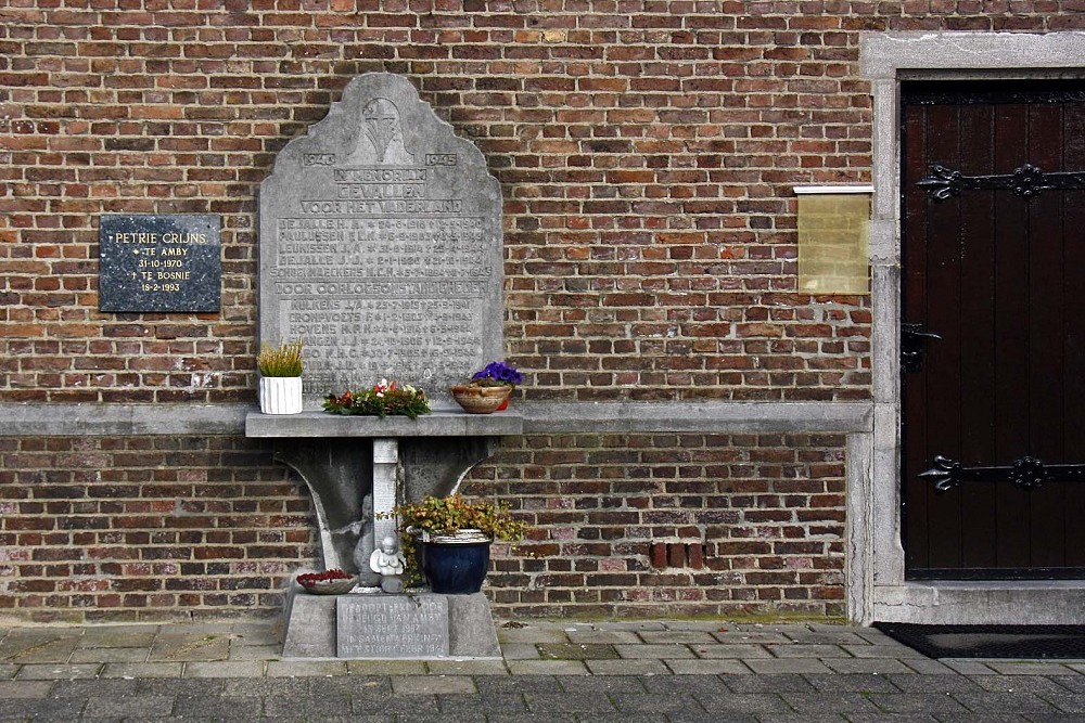 Dutch War Grave Roman Catholic Cemetery Sint Walburga Amby