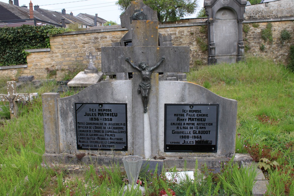 Belgische Graven Oudstrijders Villers-devant-Orval Oud Kerkhof #3