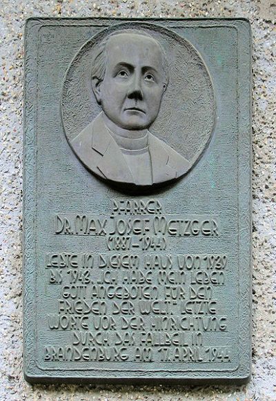 Memorial Pfarrer Max Josef Metzger