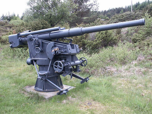 88 mm SK C/30 Flak Gun Fjell Festning