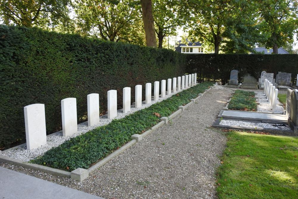 Commonwealth War Graves Protestant Cemetery Werkendam