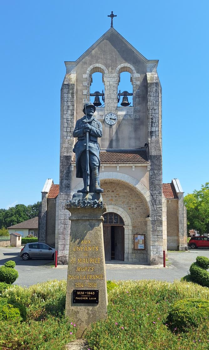 Oorlogsmonument Saint-Maurice-les-Brousses #2