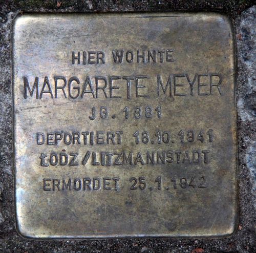 Stolpersteine Pariser Strae 45 #2