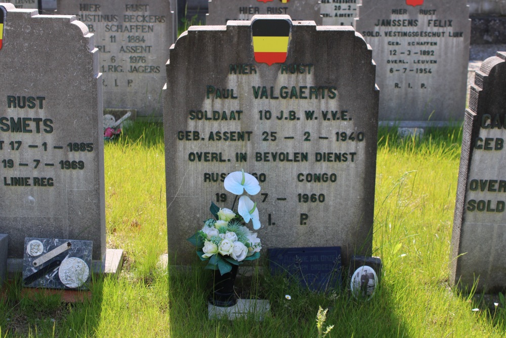 Belgische Oorlogsgraven Assent	 #3