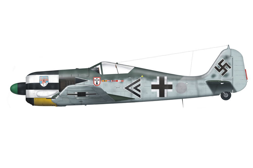 Crashlocatie Focke Wulf-Fw 190A-4 5616 
