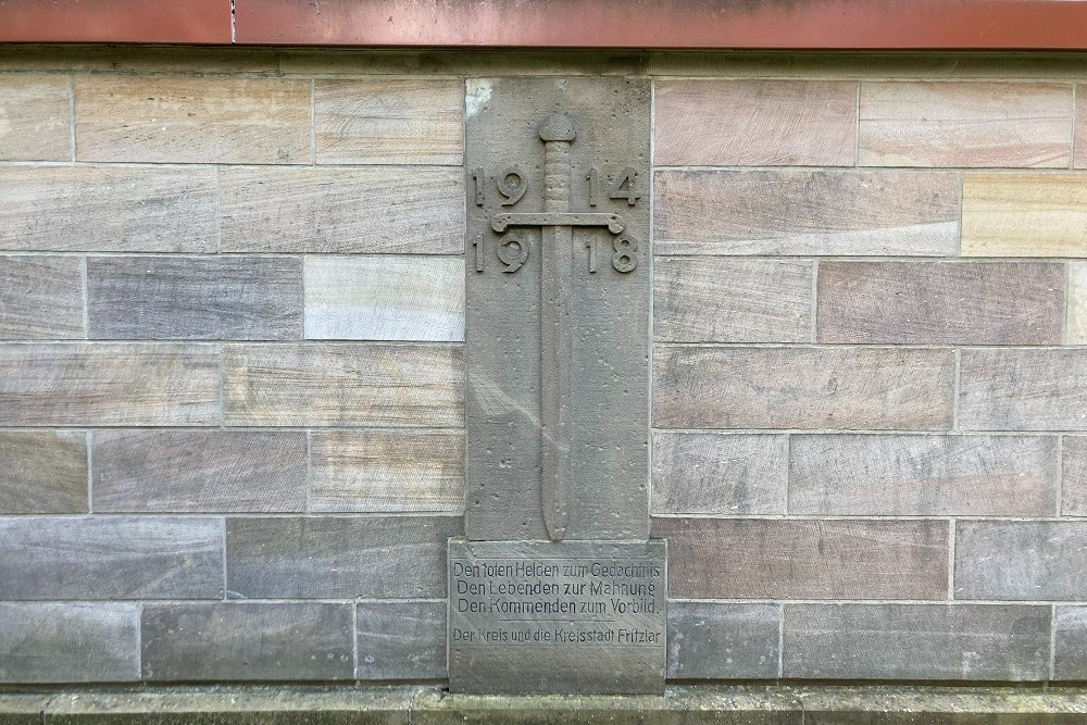 Oorlogsmonument Eerste Wereldoorlog Fritzlar #3