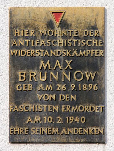 Gedenkteken Max Brunnow