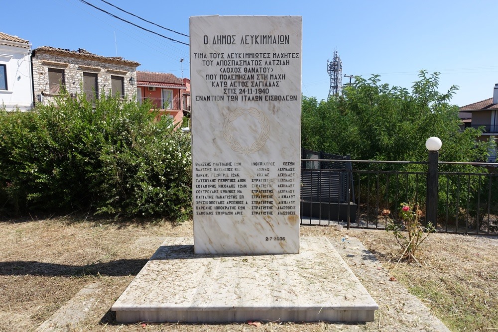 Monument Tweede Wereldoorlog Lefkimmi