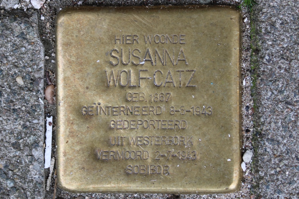 Stolperstein Jacob Obrechtstraat 71