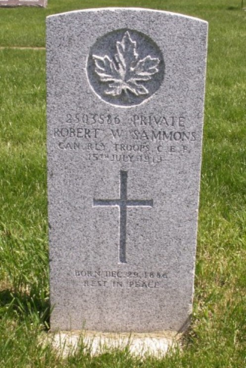 Commonwealth War Grave Nixon Township Cemetery