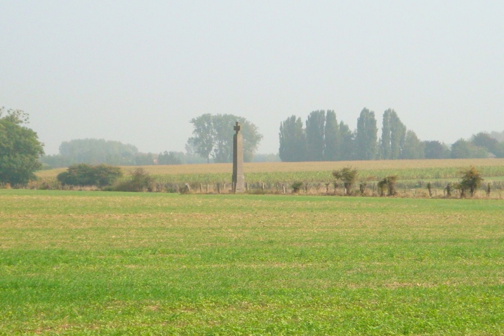 Remembrance Cross former German War Cemetery Halen #3